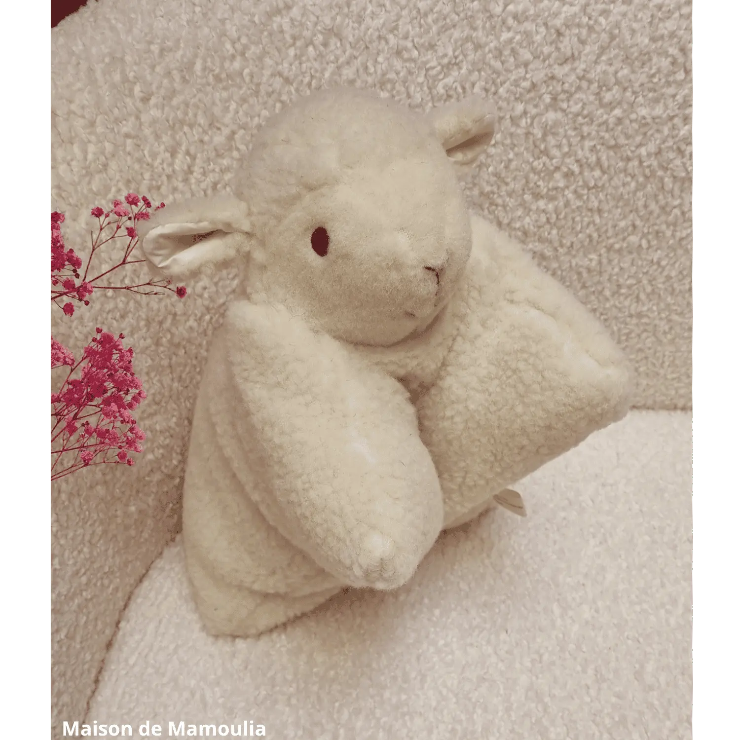 Mouton Coussin pure laine 30x40 cm - Maison de Mamoulia
