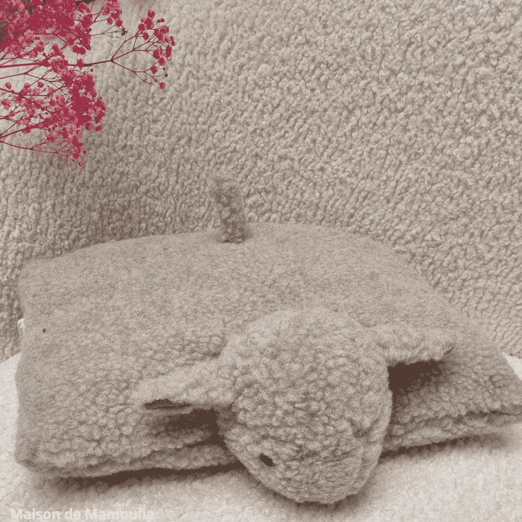 Mouton Coussin pure laine 30x40 cm - Maison de Mamoulia