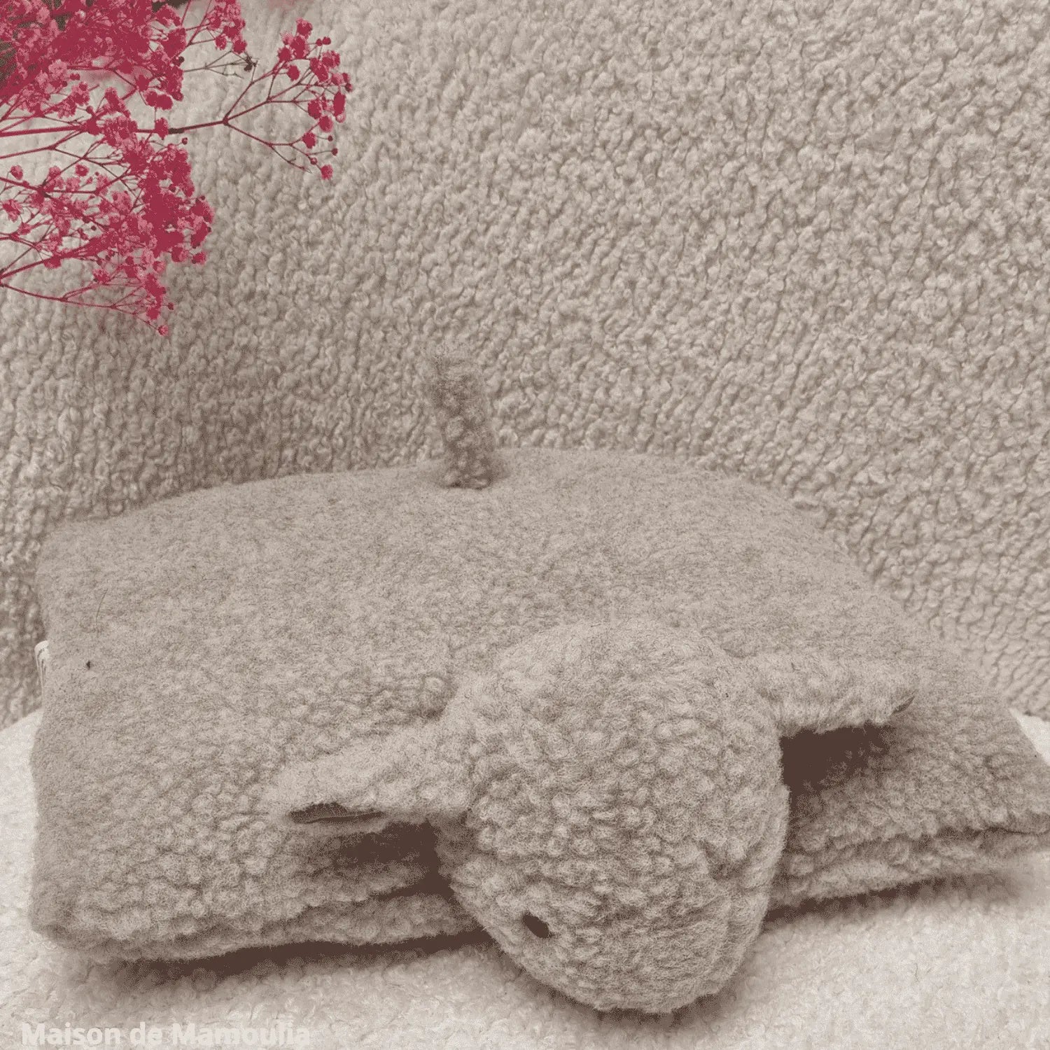 Mouton Coussin pure laine 30x40 cm - Maison de Mamoulia