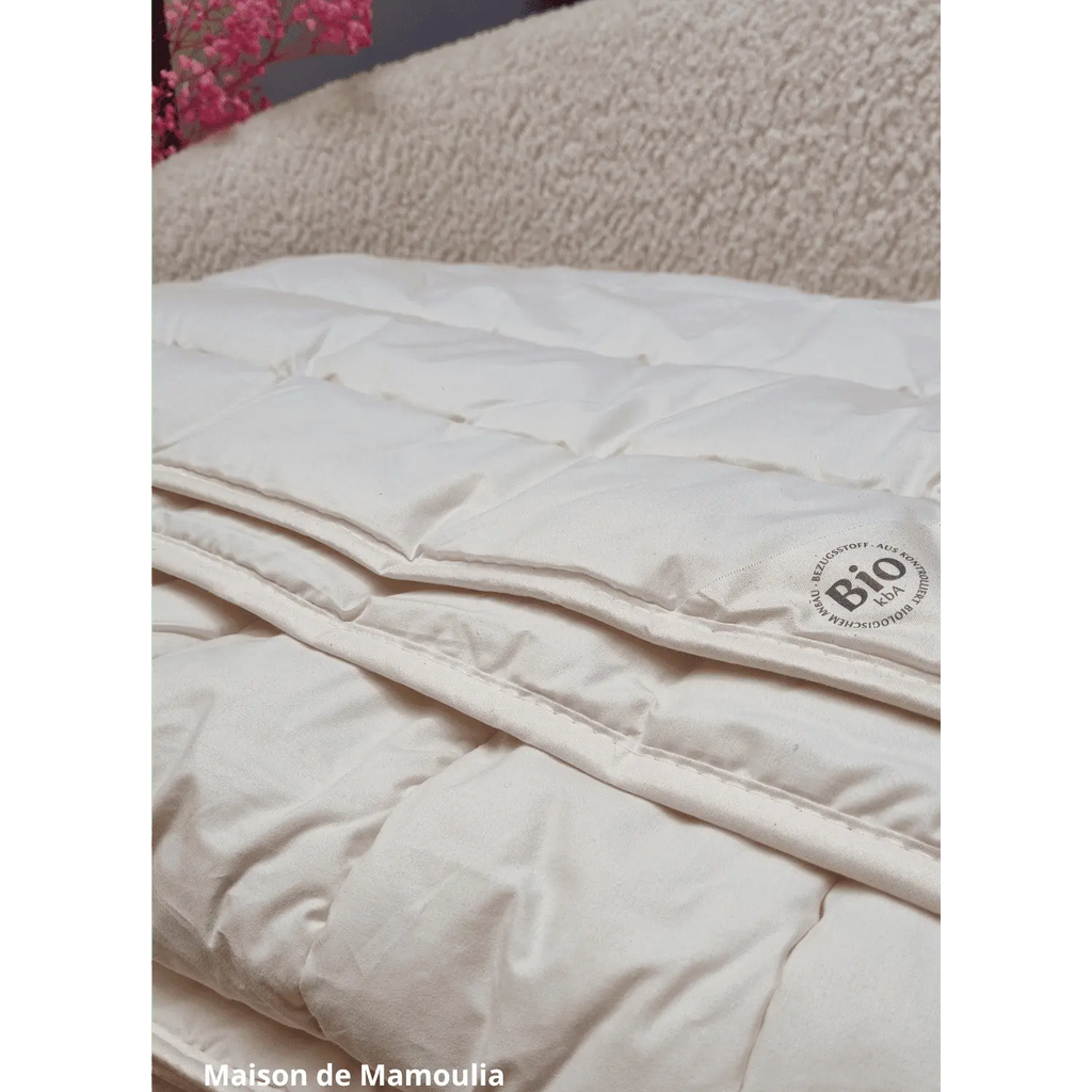 Saling - Double-sided mattress topper, pure organic wool-cotton