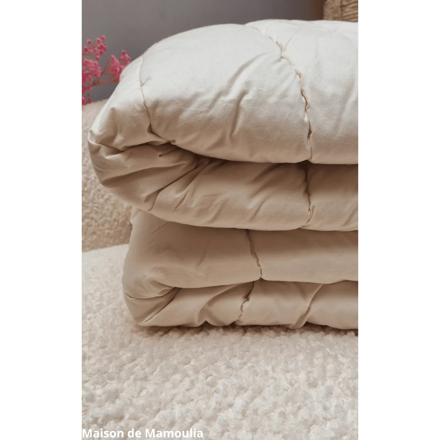 Couette d'hiver Duo en pure laine vierge - Maison de Mamoulia