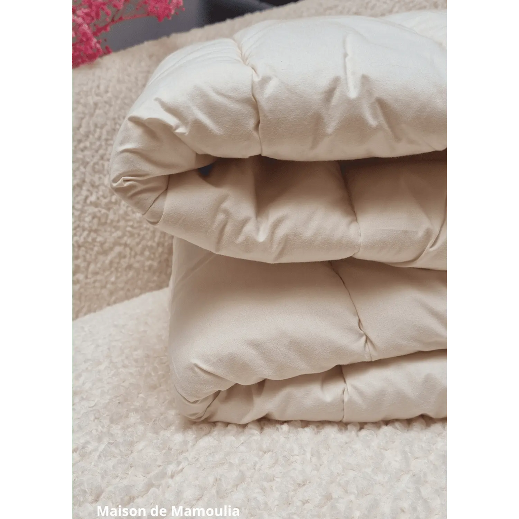 Saling - Double-sided mattress topper, pure organic wool-cotton