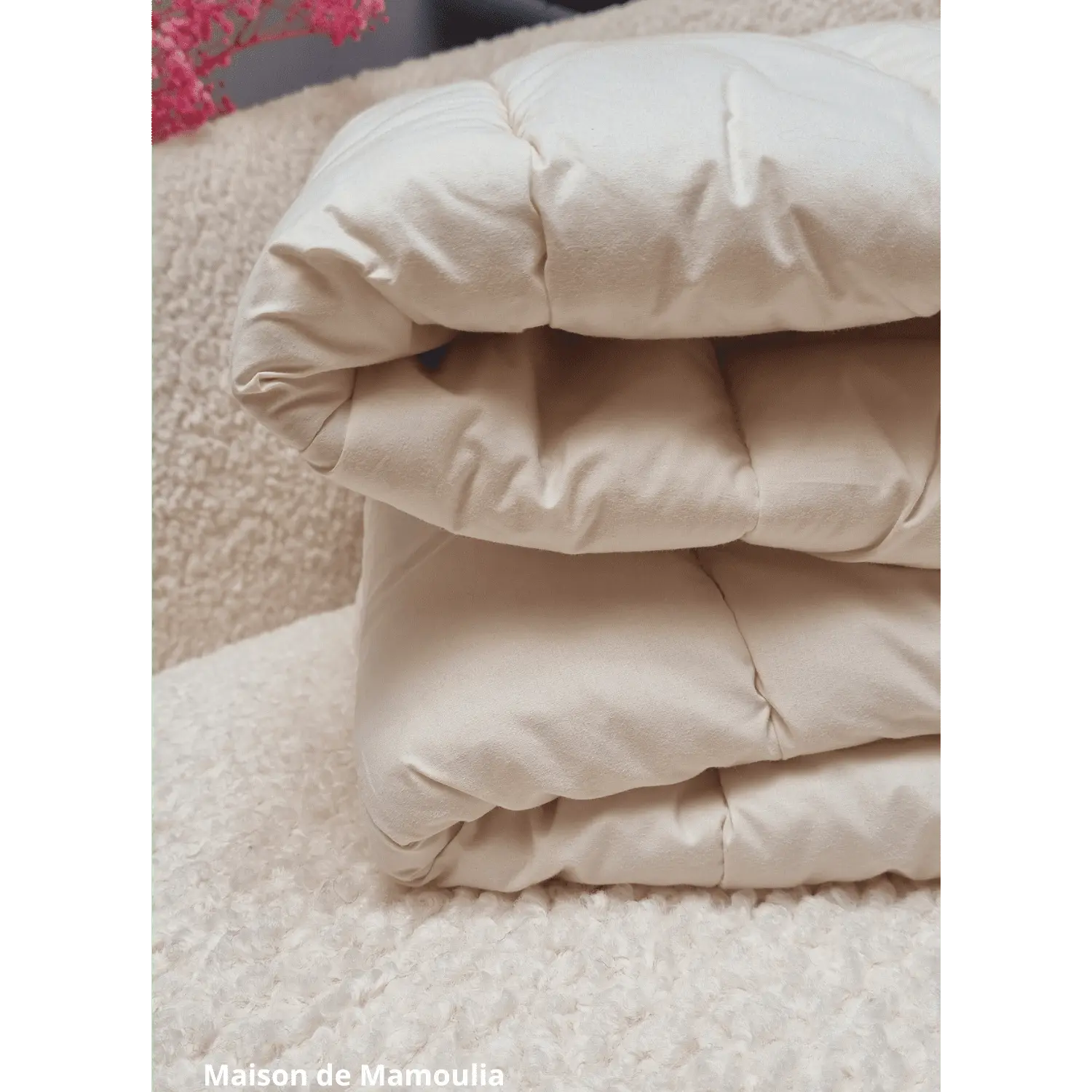 Saling - Double-sided mattress topper, pure organic wool-cotton