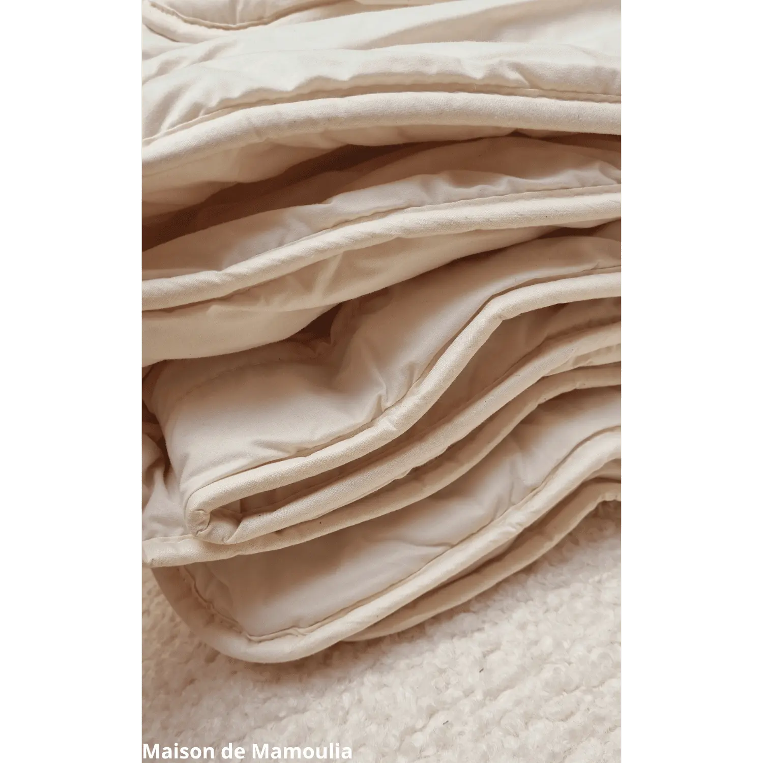 Couette d'hiver Duo en pure laine vierge - Maison de Mamoulia