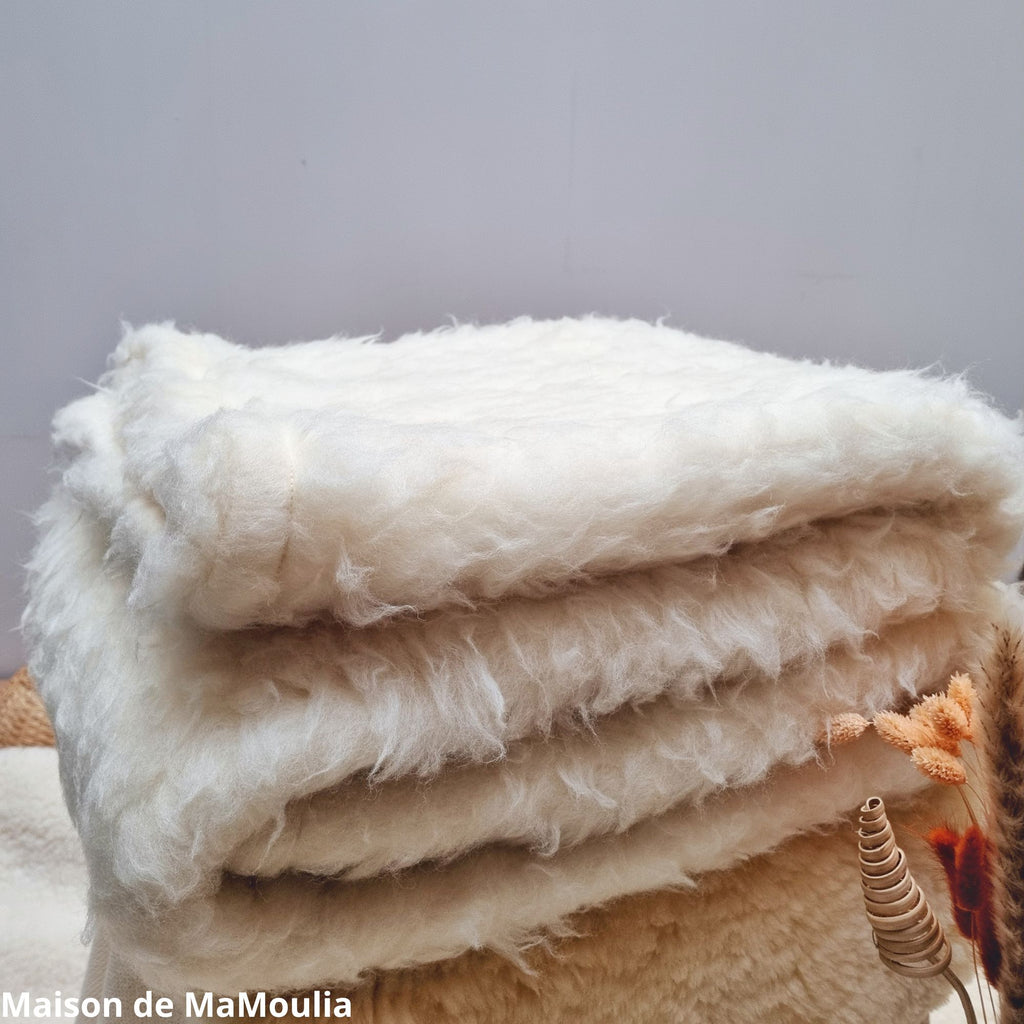 Saling - Grande couverture, laine-cachemire - 150x190 cm