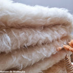 Saling - Grande couverture, laine-cachemire - 150x190 cm