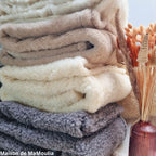 Saling - Grande couverture, pure laine - 150x190 cm