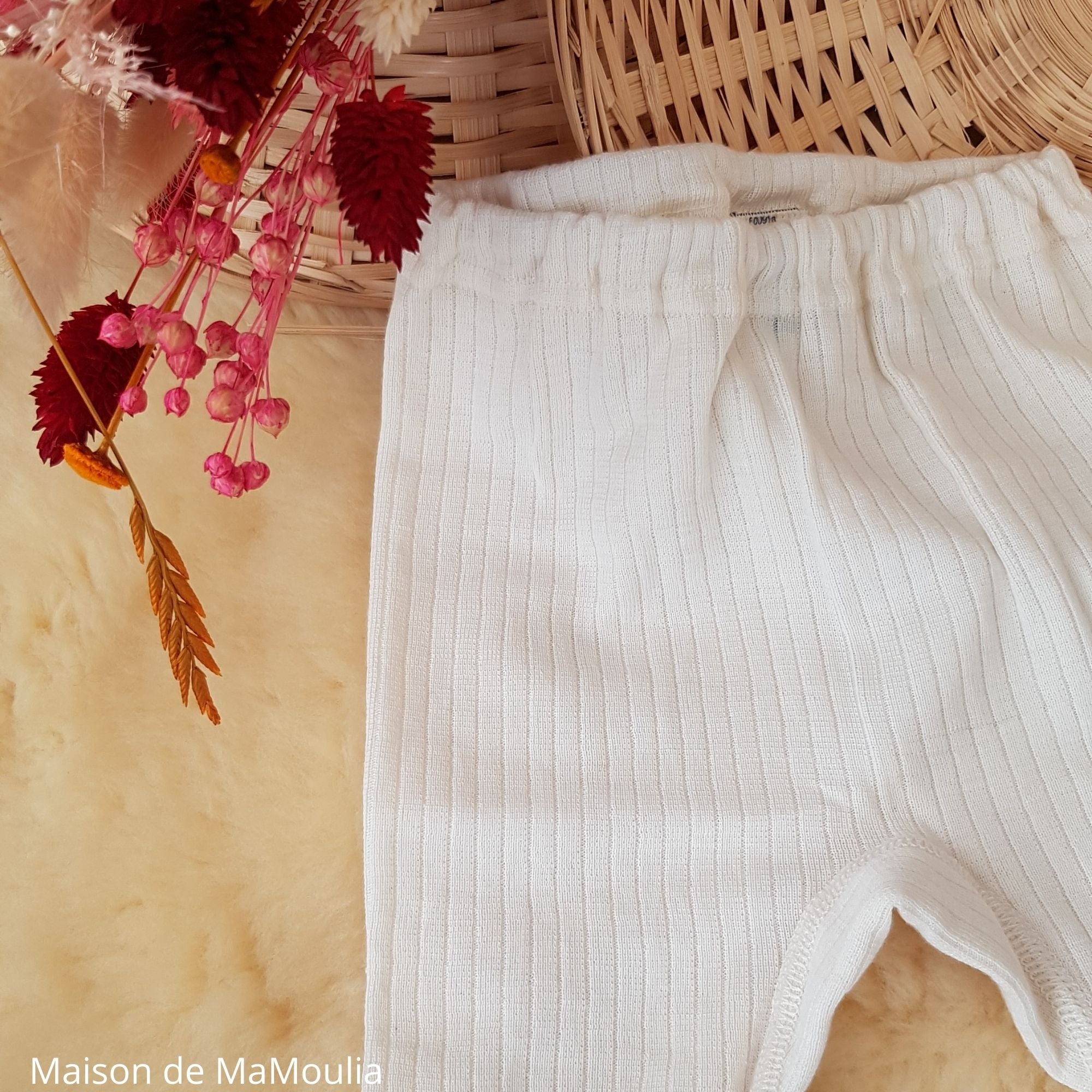 Cosilana - Shorty enfant, laine-soie-coton