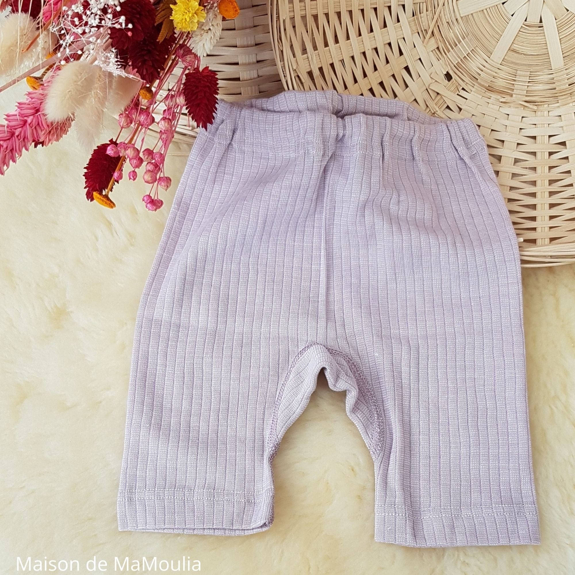 Cosilana - Shorty enfant, laine-soie-coton