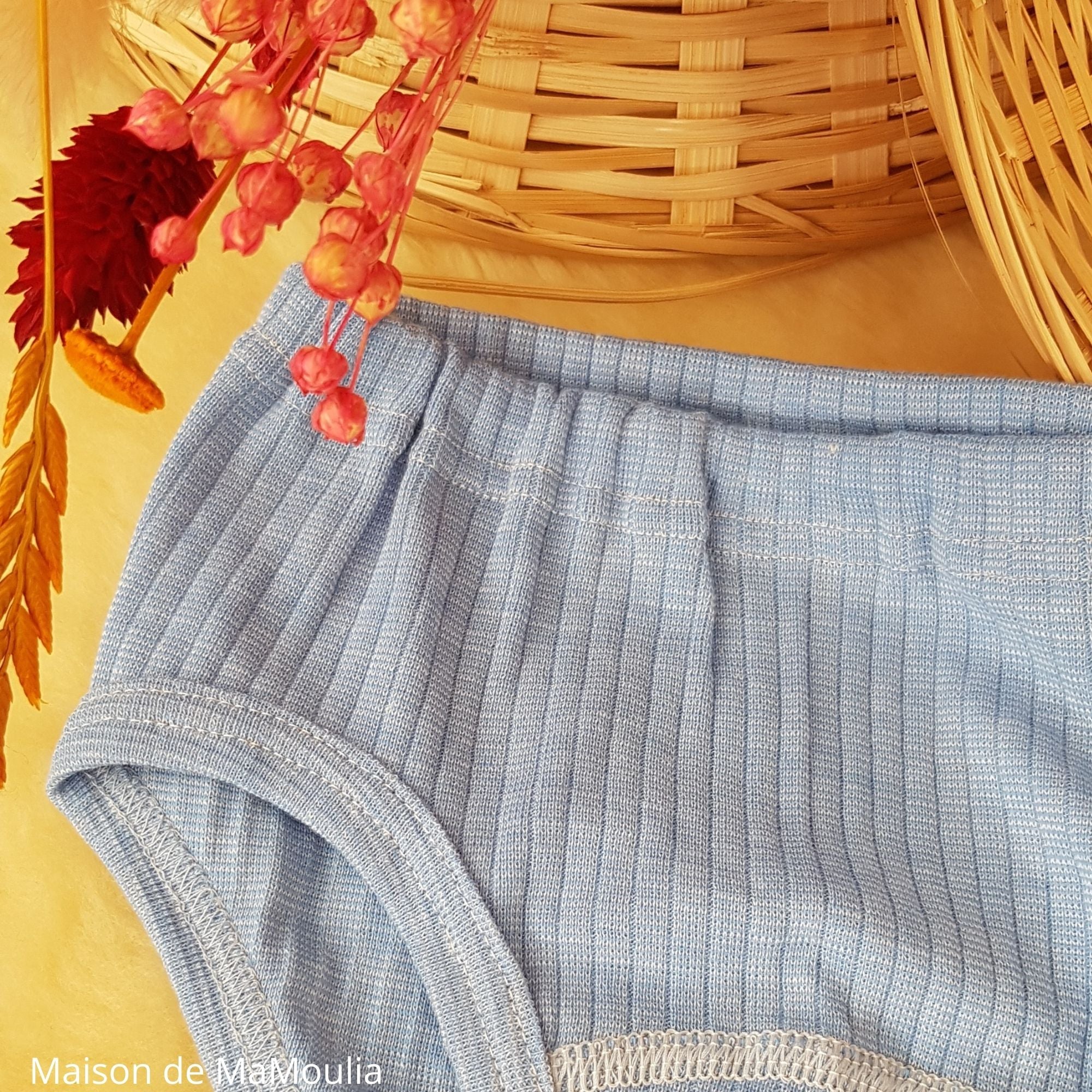 Cosilana - Culotte enfant, laine-soie-coton