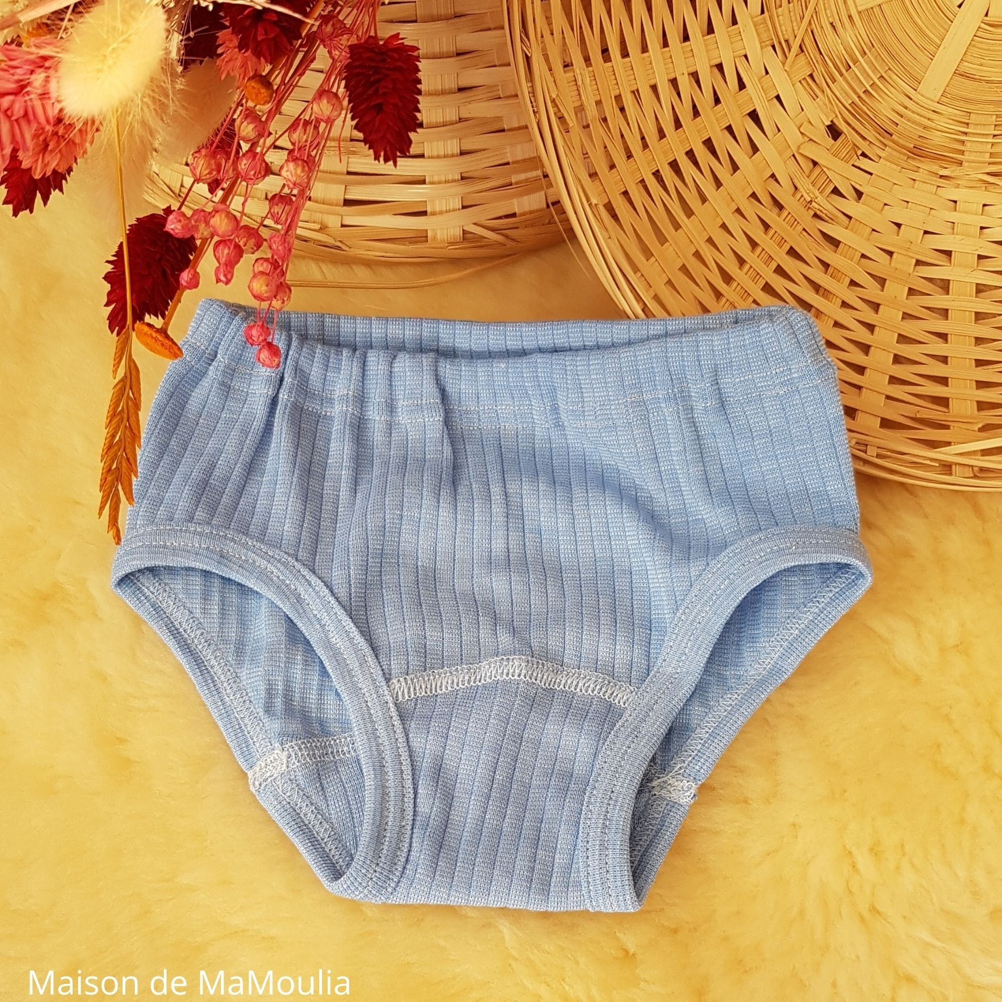 Cosilana - Culotte enfant, laine-soie-coton