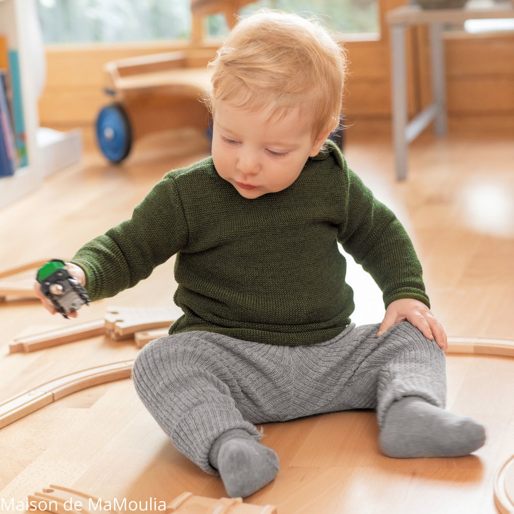 Disana - Legging enfant laine mérinos