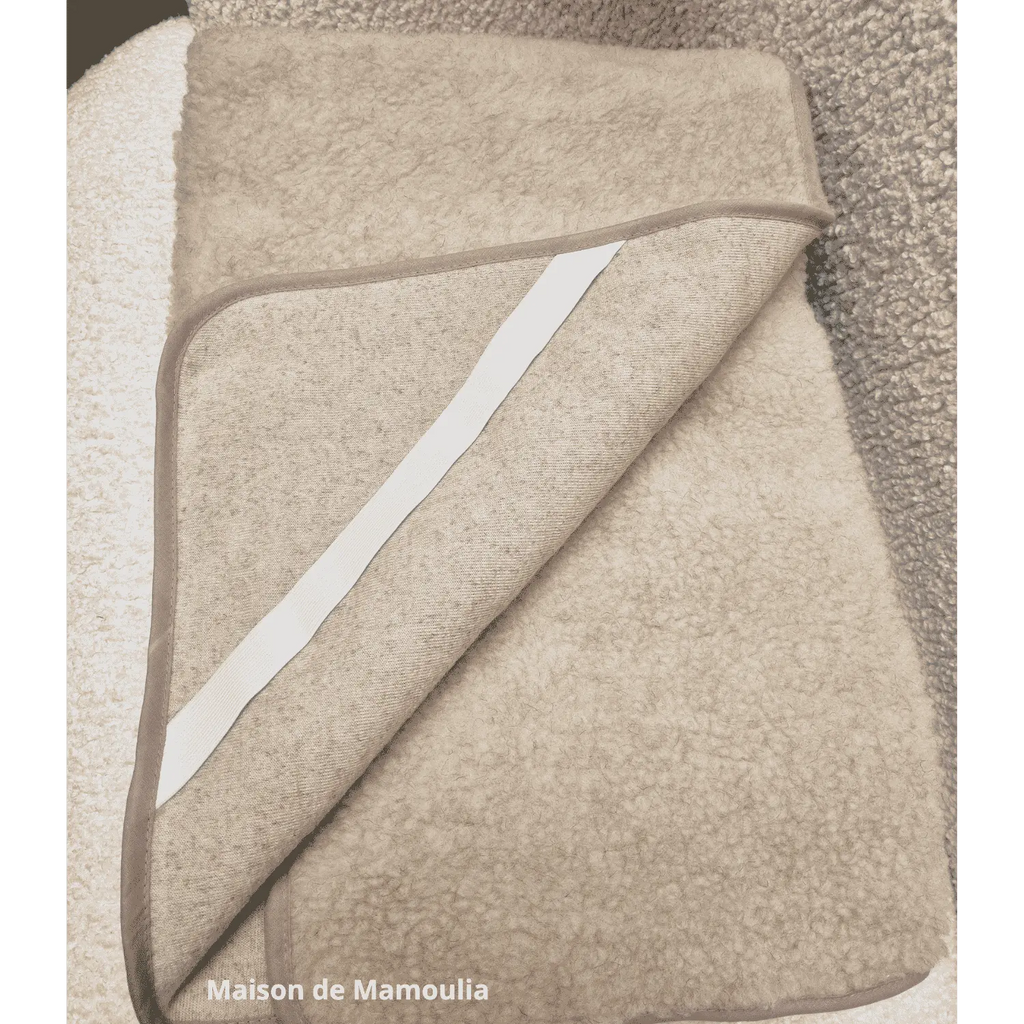 Drap de lit en 100% laine de mouton de Cobourg - Maison de Mamoulia Maison de Mamoulia