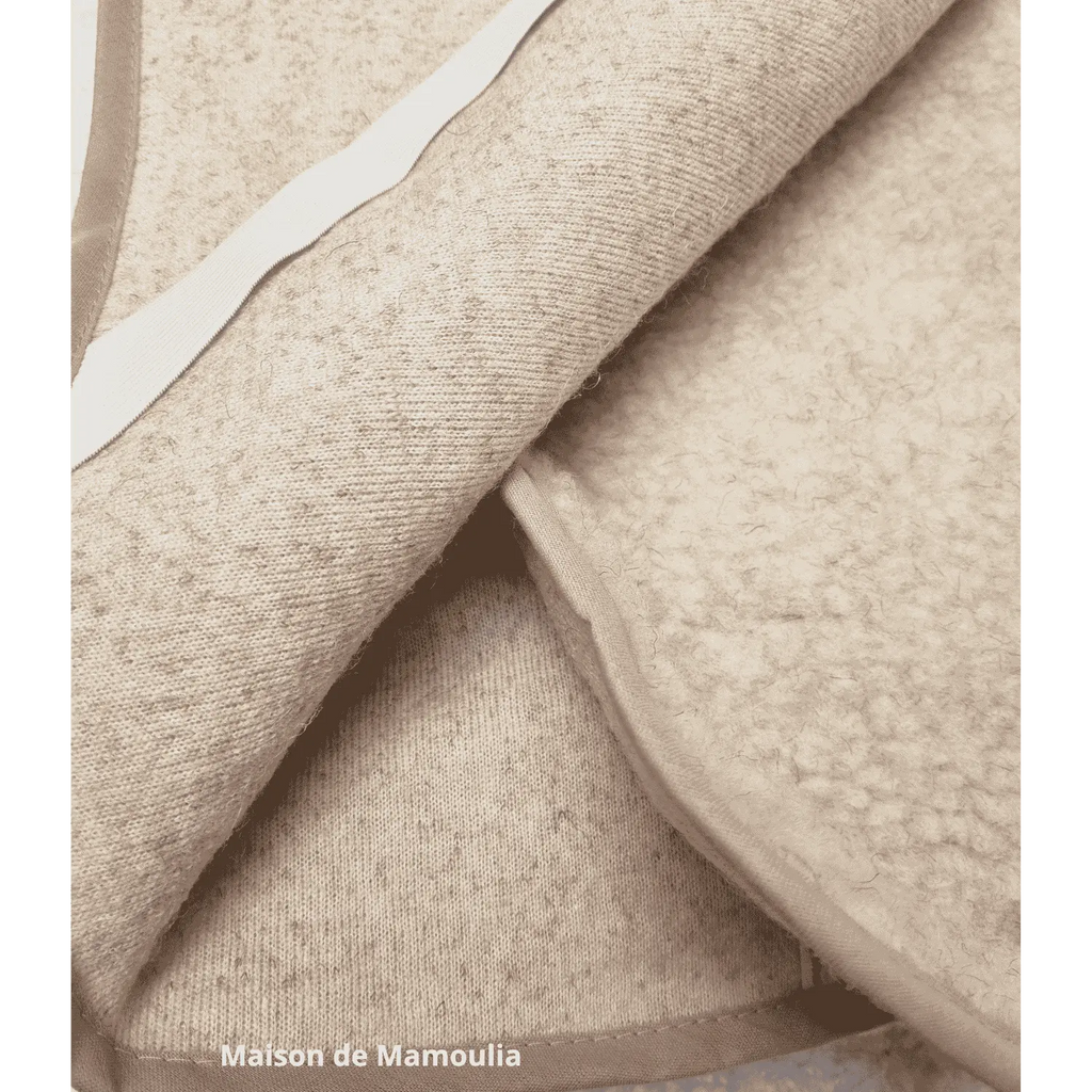 Drap de lit en 100% laine de mouton de Cobourg - Maison de Mamoulia Maison de Mamoulia