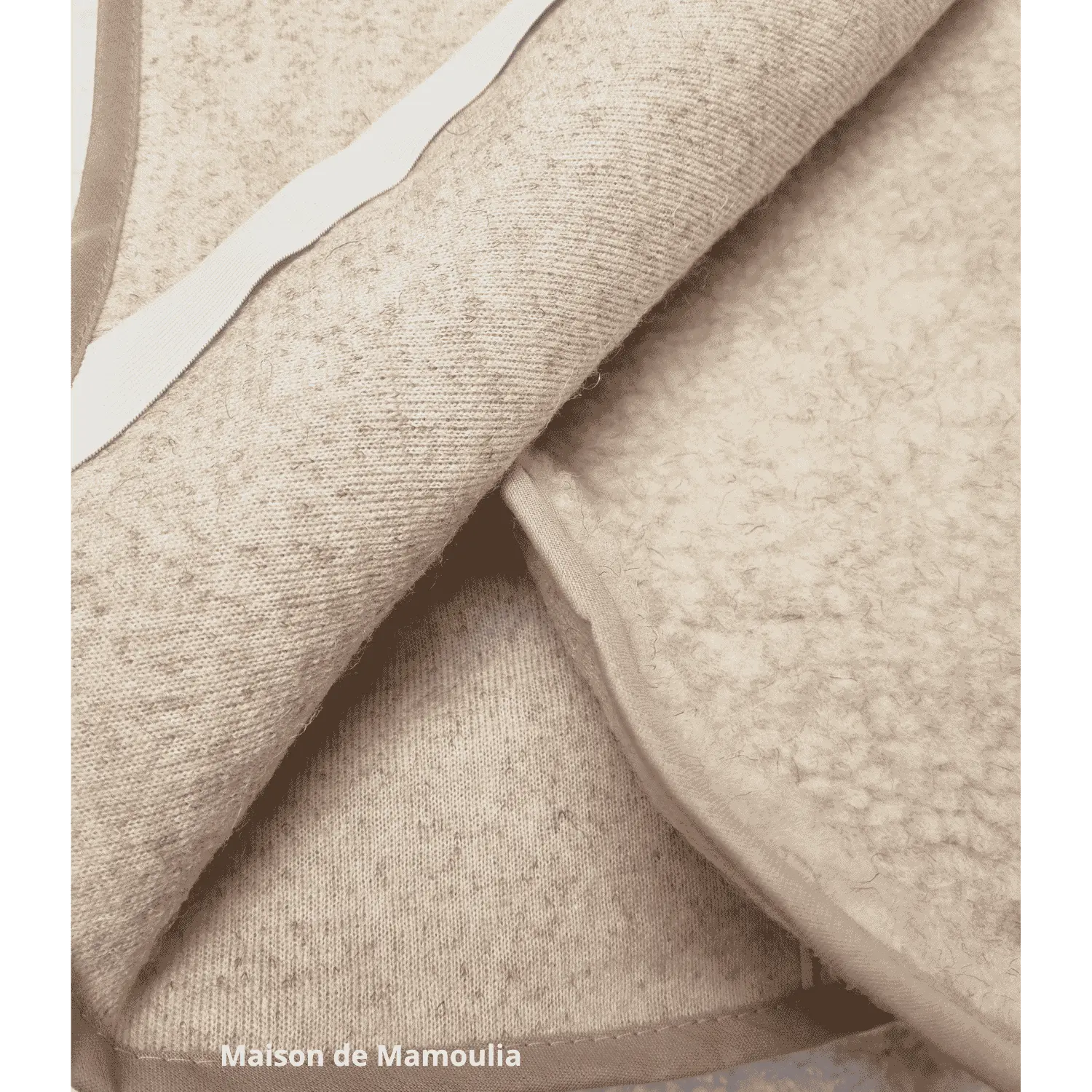 Drap de lit en 100% laine de mouton de Cobourg - Maison de Mamoulia Maison de Mamoulia