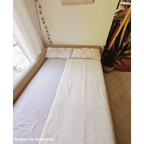 Drap de lit en laine écrue sur trame coton - Maison de Mamoulia Maison de Mamoulia