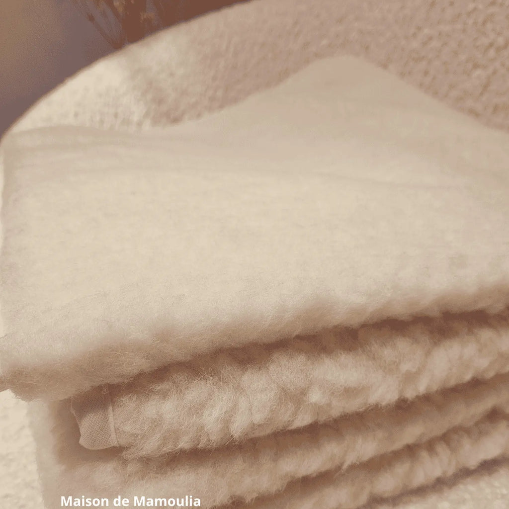 Saling - Double-sided mattress topper, pure organic wool-cotton
