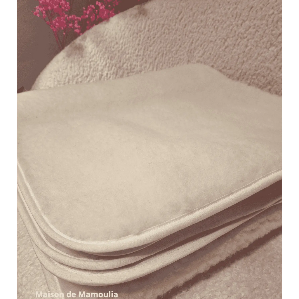 Saling - Double-sided mattress topper, pure organic wool-cotton