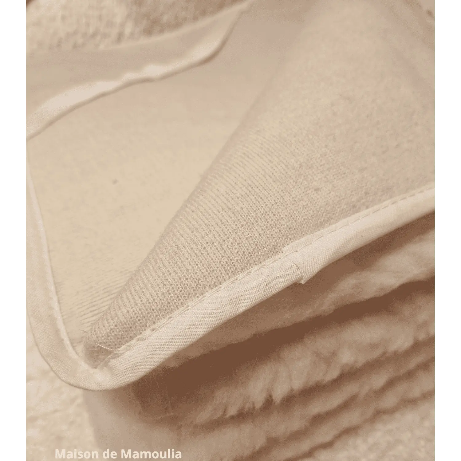 Saling - Double-sided mattress topper, pure organic wool-cotton