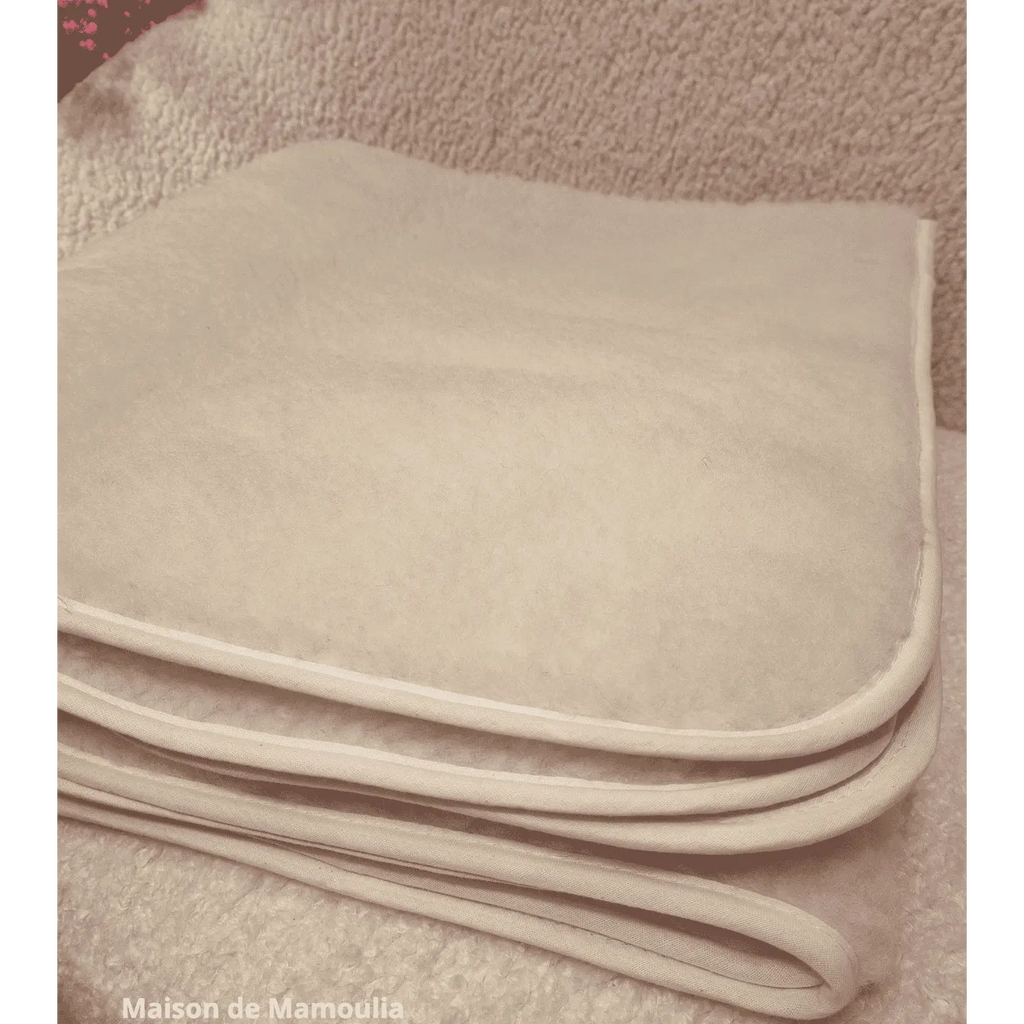 Saling - Double-sided mattress topper, pure organic wool-cotton