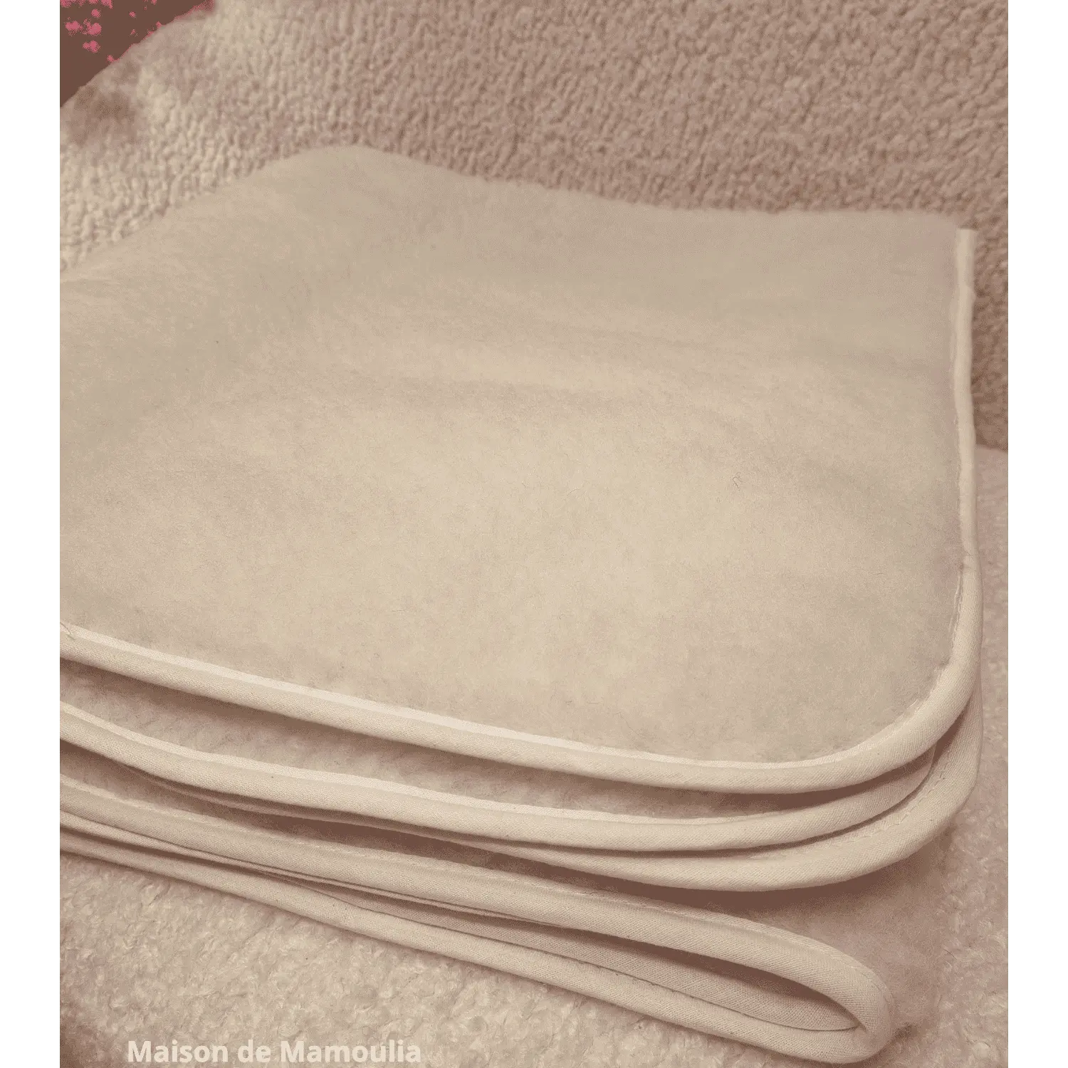 Saling - Double-sided mattress topper, pure organic wool-cotton