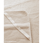 Drap de lit en laine écrue sur trame coton - Maison de Mamoulia Maison de Mamoulia
