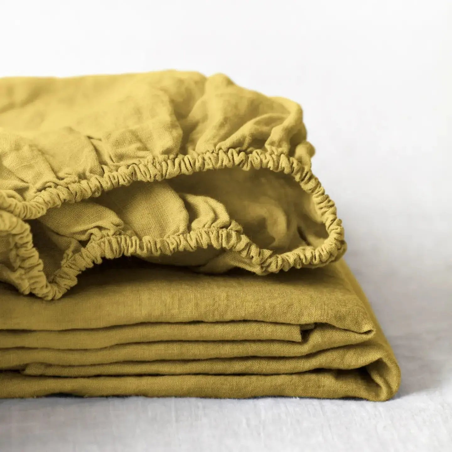 Linen Tales - Fitted sheet in pure washed linen