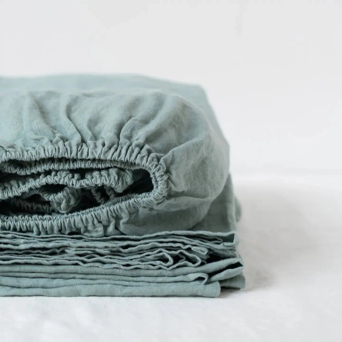 Linen Tales - Fitted sheet in pure washed linen