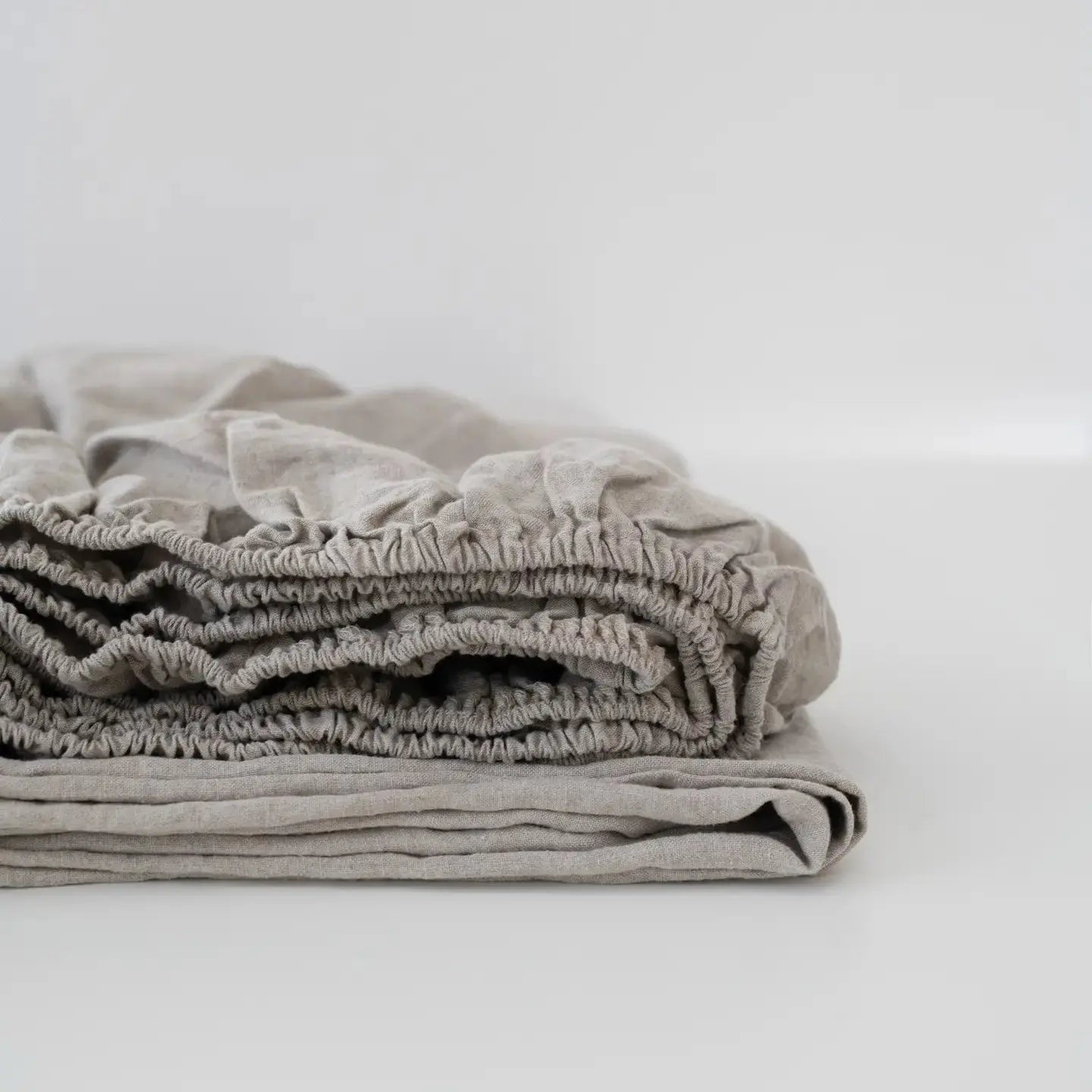Linen Tales - Fitted sheet in pure washed linen