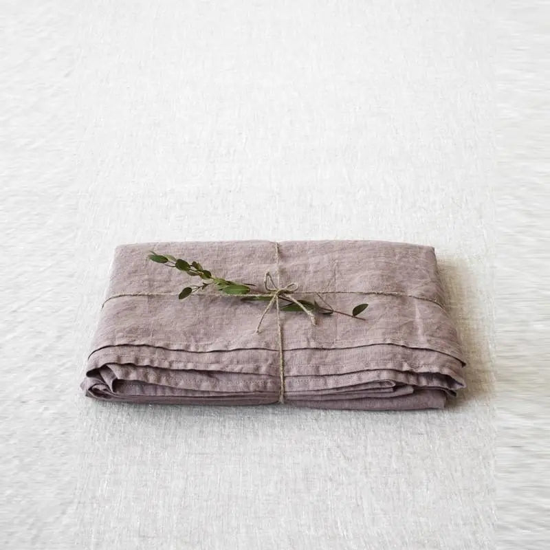 Linen Tales - Pure washed linen flat sheet
