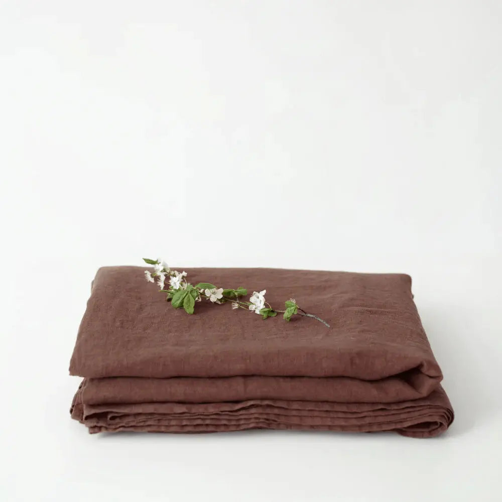 Linen Tales - Pure washed linen flat sheet