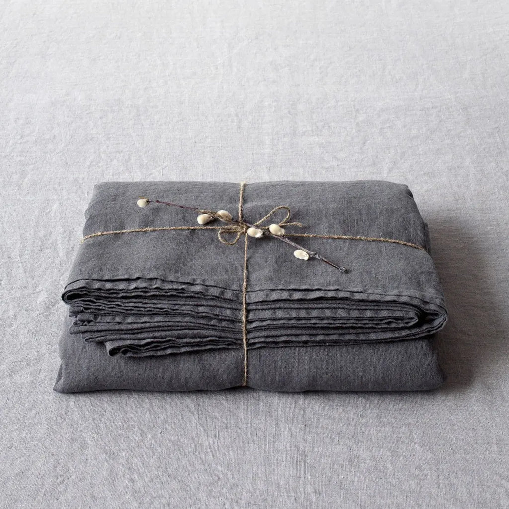Linen Tales - Pure washed linen flat sheet