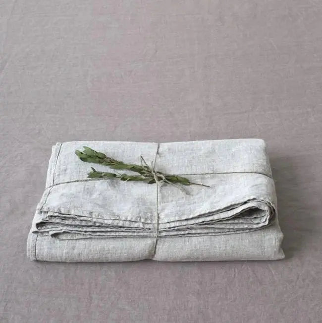 Linen Tales - Pure washed linen flat sheet