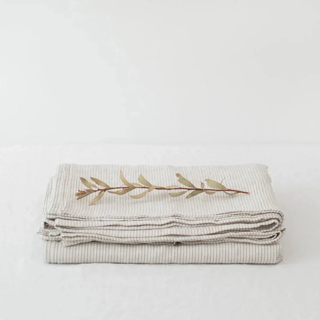 Linen Tales - Pure washed linen flat sheet