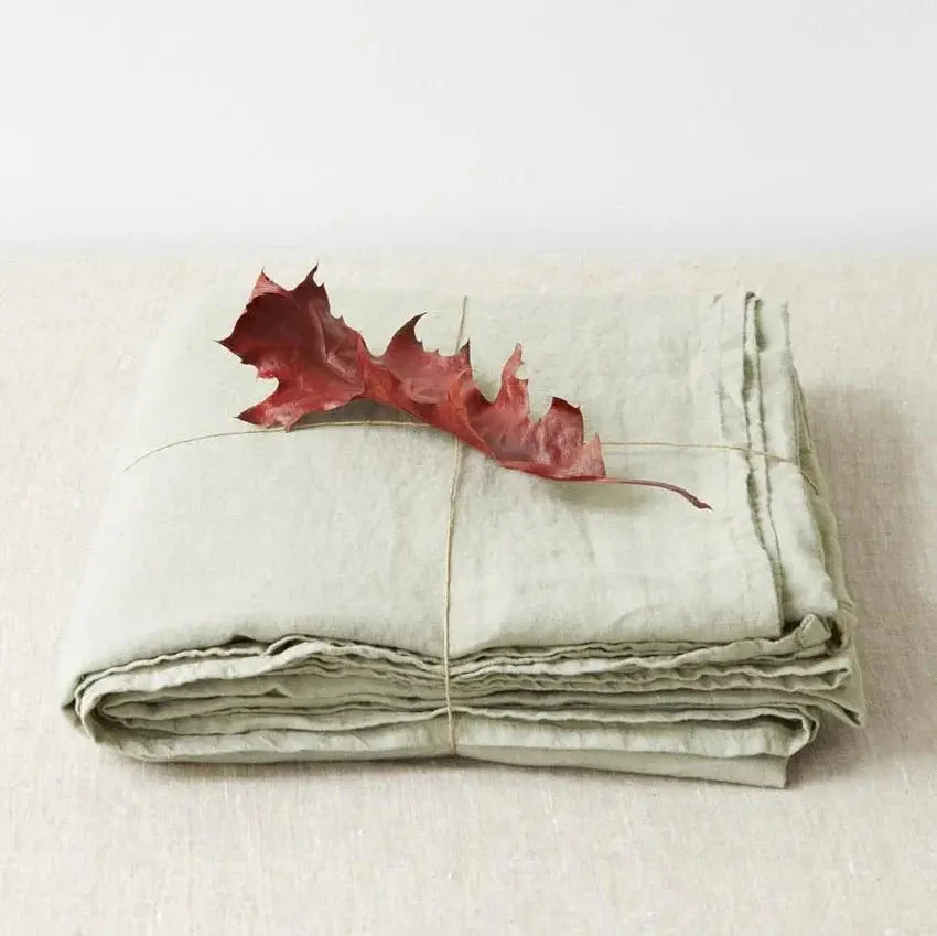 Linen Tales - Pure washed linen flat sheet