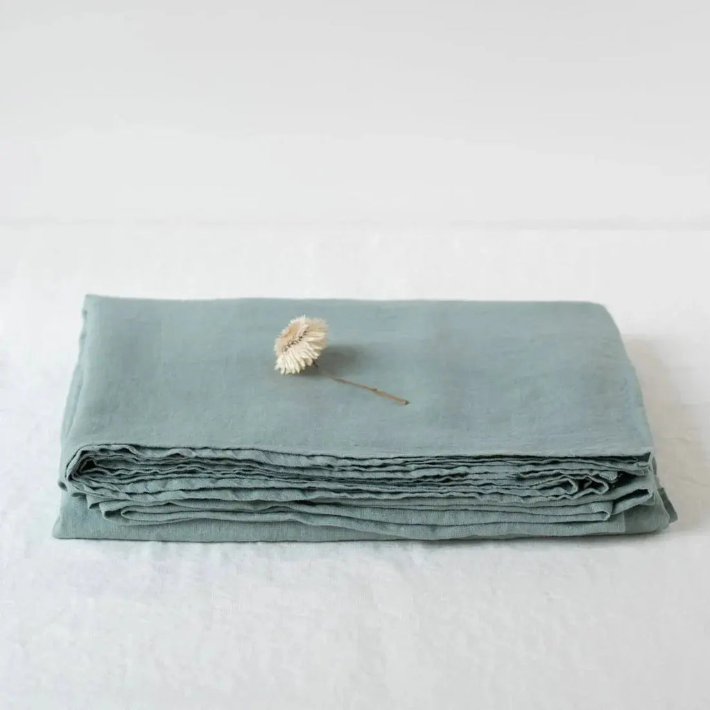 Linen Tales - Pure washed linen flat sheet
