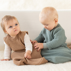 Disana - Gigoteuse bébé à manches longues laine mérinos tricotée