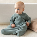 Disana - Gigoteuse bébé à manches longues laine mérinos tricotée