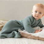 Disana - Gigoteuse bébé à manches longues laine mérinos tricotée