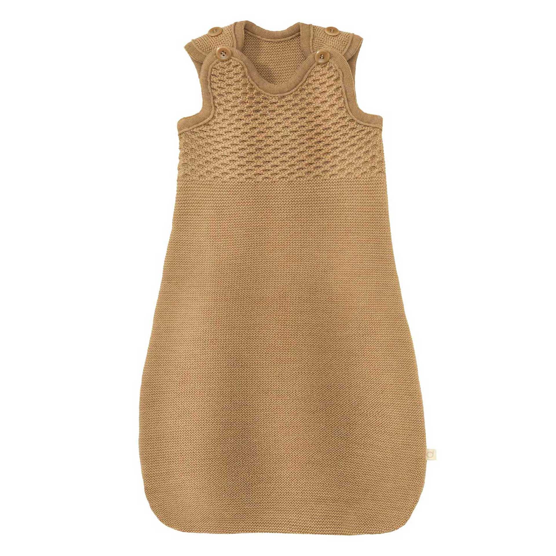Disana - Gigoteuse bébé sans manches laine mérinos tricotée