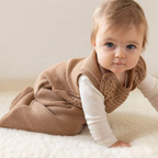 Disana - Gigoteuse bébé sans manches laine mérinos tricotée