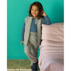 Disana - Gilet sans manches enfant, laine bouillie