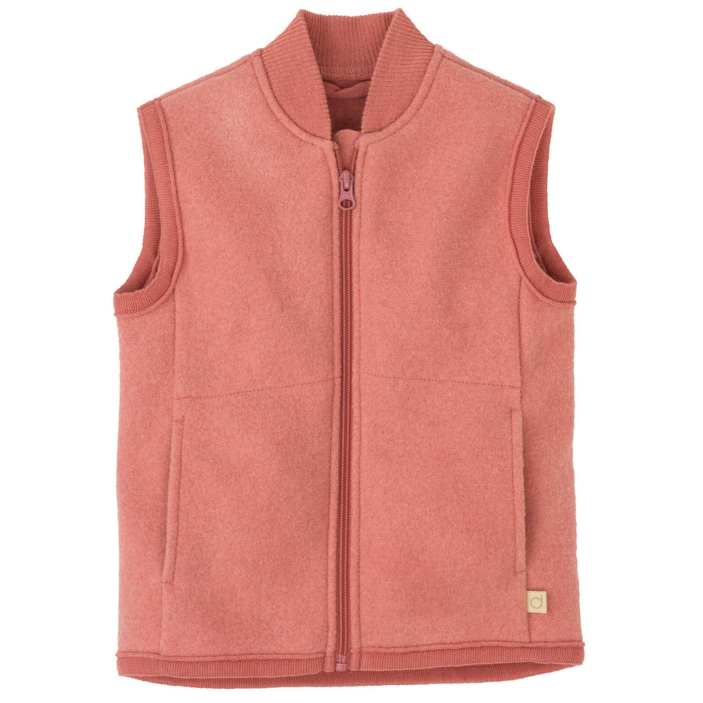 Disana - Gilet sans manches enfant, laine bouillie