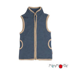 ManyMonths - Gilet zippé - laine mérinos - sans manches