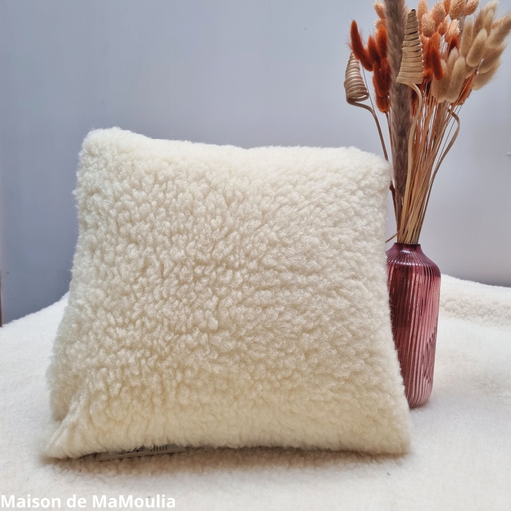 Saling - Housse de coussin, pure laine