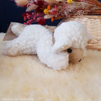 SALING - Wool Lamb Plush Toy - 18 cm
