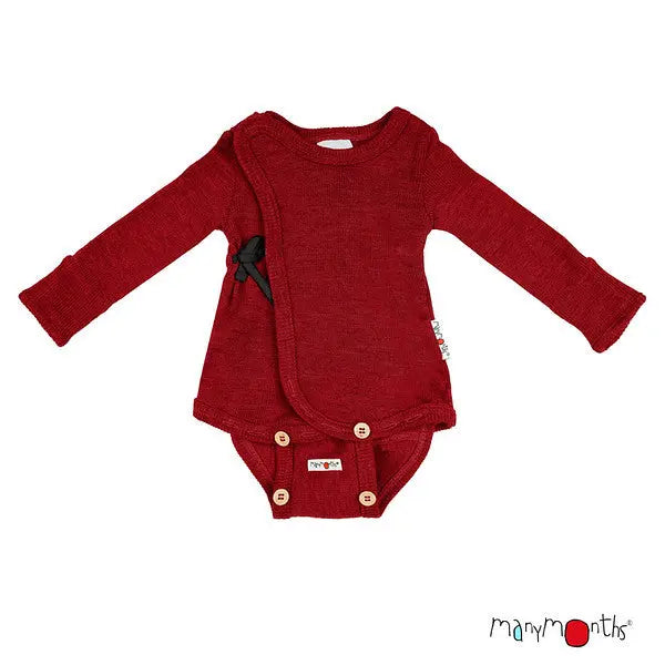 ManyMonths - Kimono Body/shirt évolutif 2 en 1 - pure laine mérinos ManyMonths