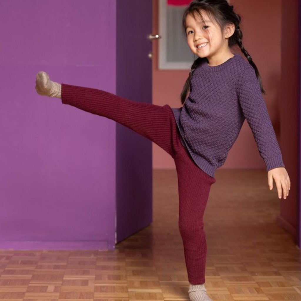 Disana - Legging enfant laine mérinos