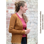 MaM - Gilet cardigan femme et ado, laine mérinos MaM