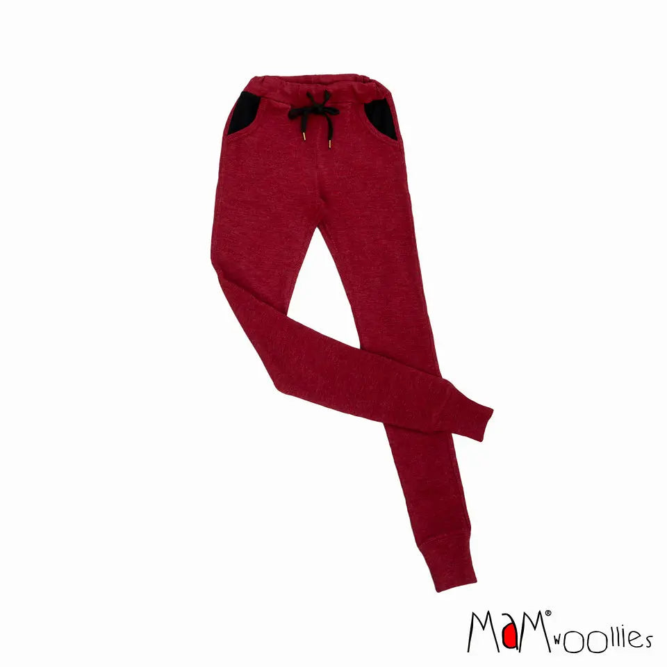 MaM - Pantalon Lounge Joggers femme et ado, laine mérinos MaM